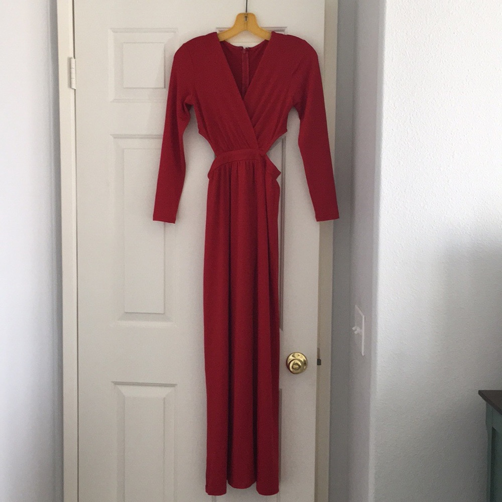 Asos Petite size 4 maxi dress with leg slit
